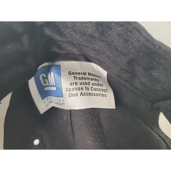 GM Official Pontiac Firebird Graphic Logo Black Hat Baseball Cap New w/ Tags VTG - Picture 6 of 8